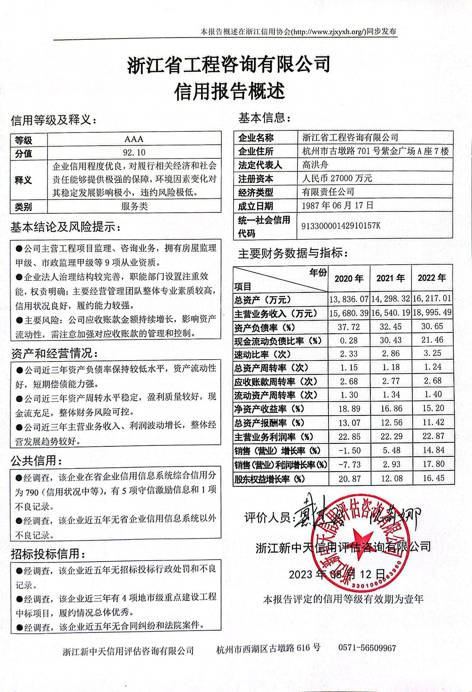 浙江省工程咨询有限公司