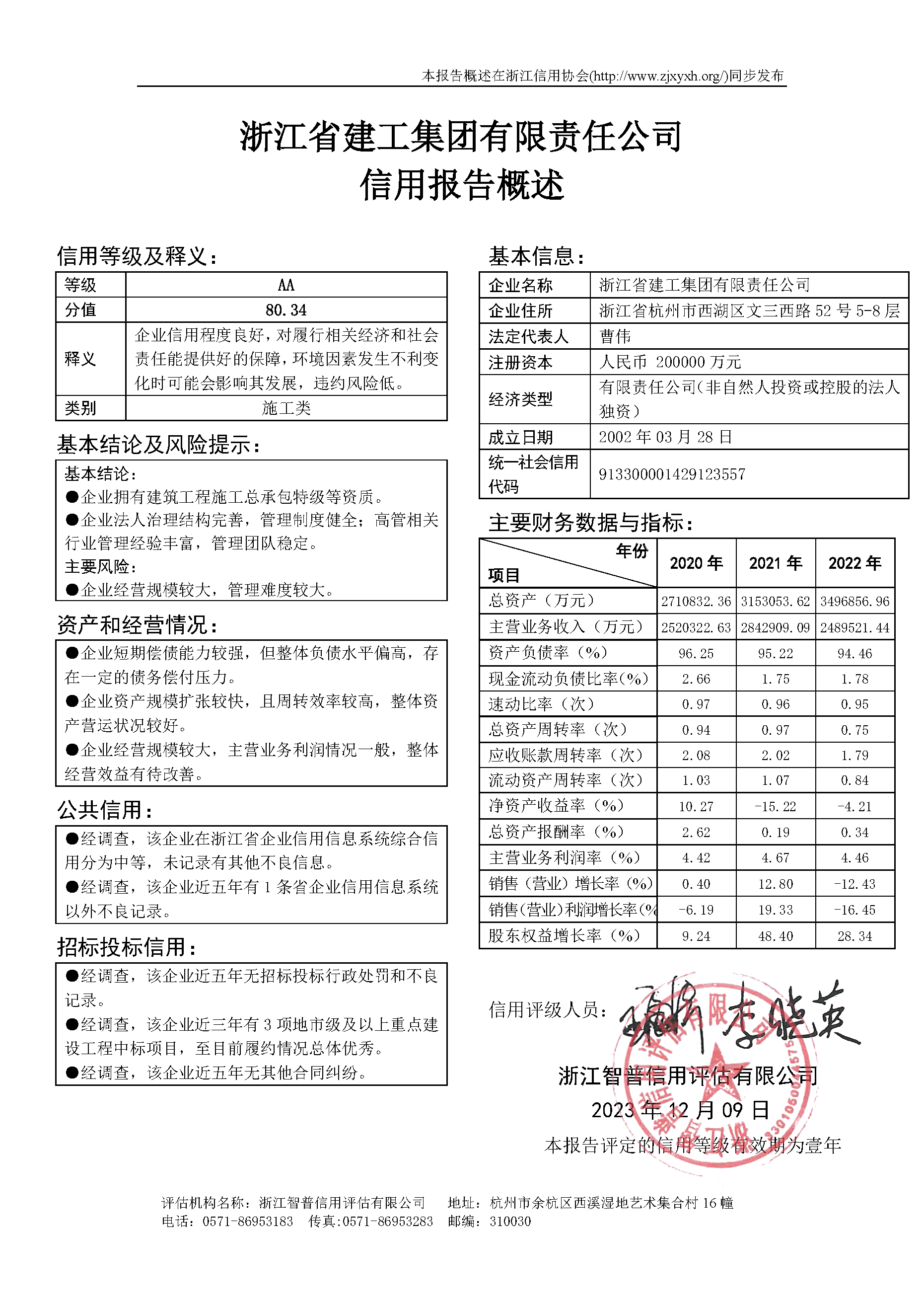 浙江省建工集团有限责任公司