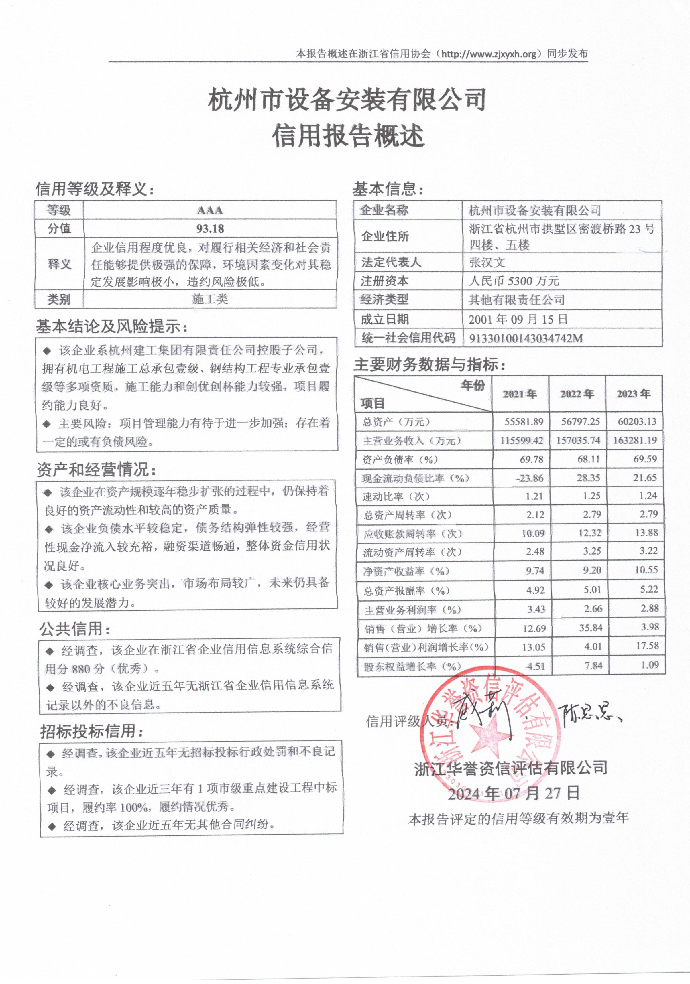 杭州市设备安装有限公司