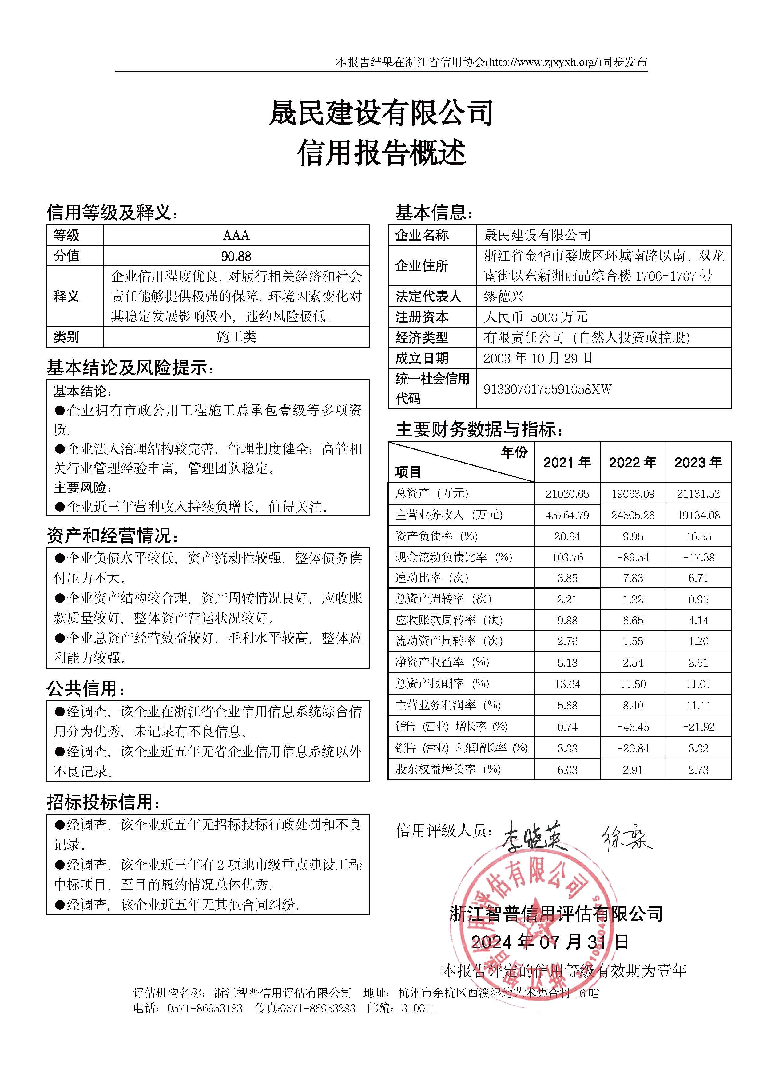 晟民建设有限公司