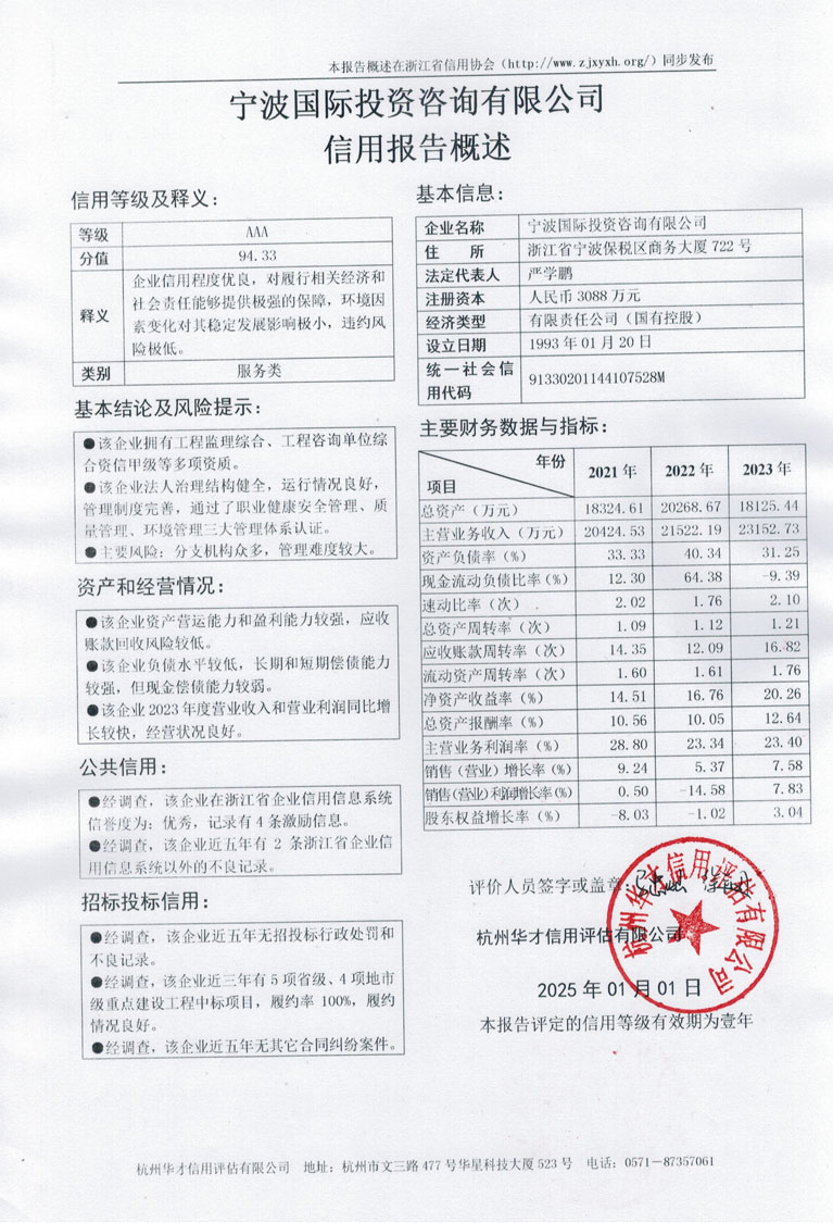 宁波国际投资咨询有限公司