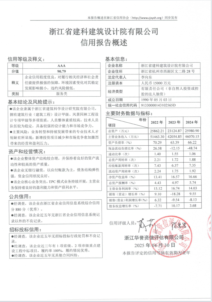 浙江省建科建筑设计院有限公司