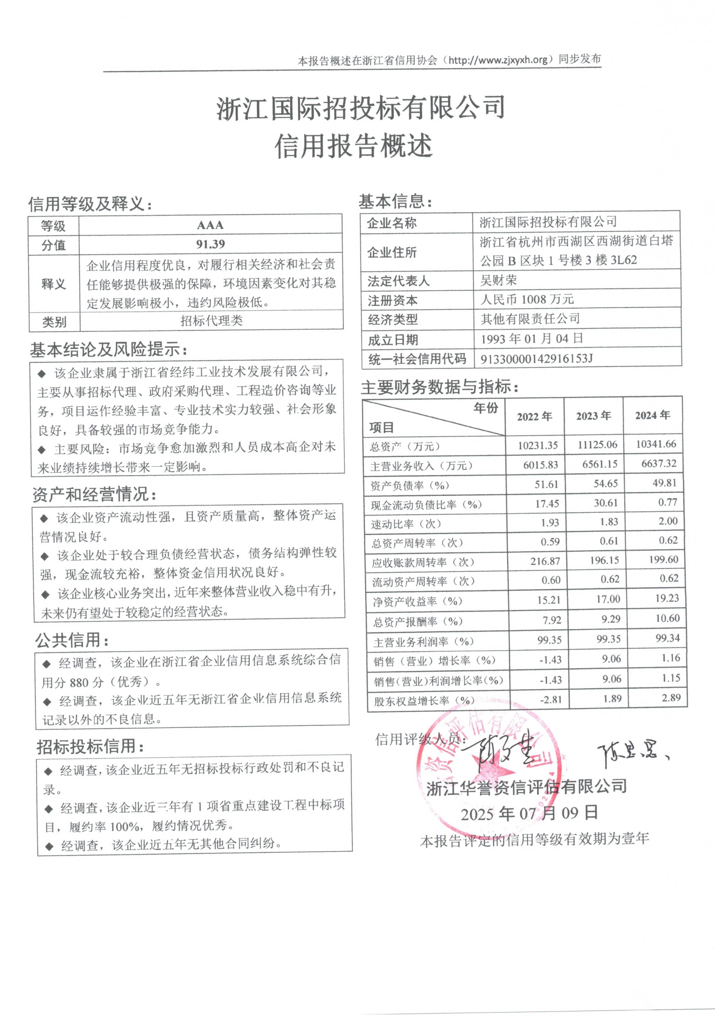 浙江国际招投标有限公司